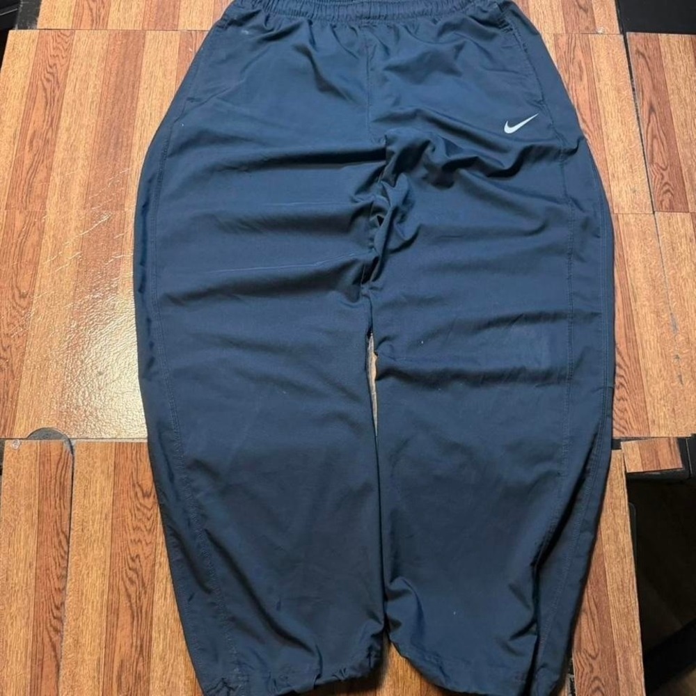 Nike Blue Dri-Fit Tech Retro Sportswear Baggy Track Pants Large